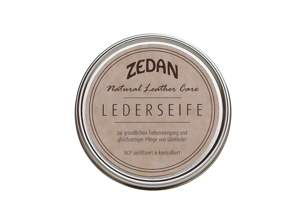 Siglmühle produkte ZEDAN Lederseife Dose